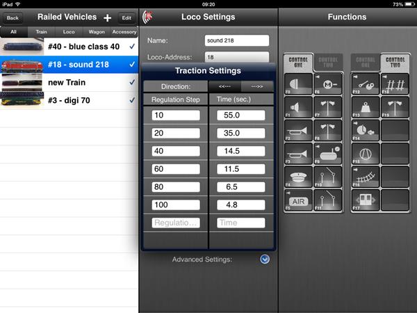 Z21 Slow Loco Traction Settings